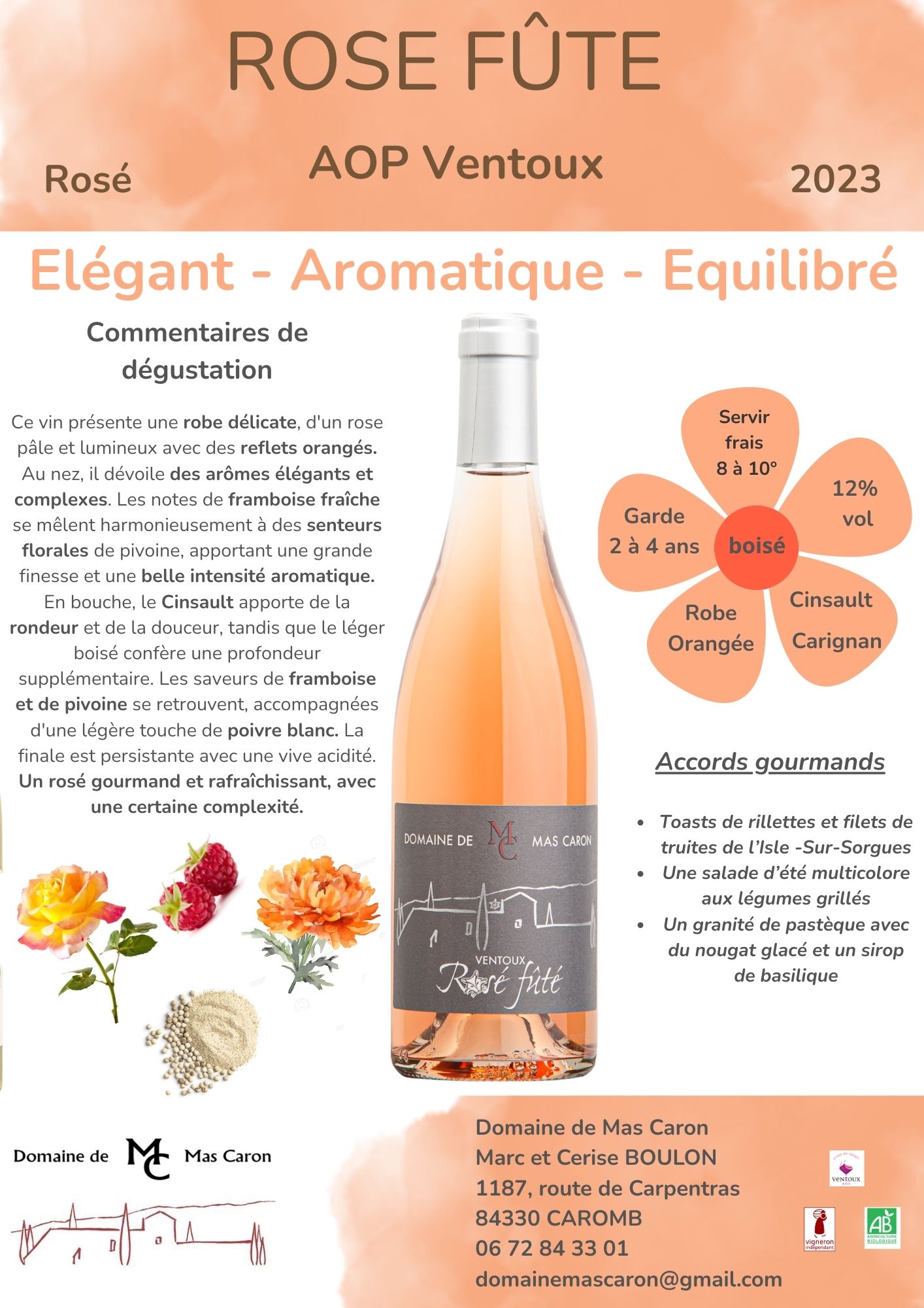 Rosé futé - AOP Ventoux - Rosé – Image 2